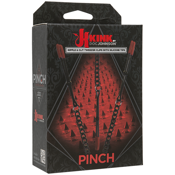 Kink Pinch Nipple & Clit Tweezer Clips Black