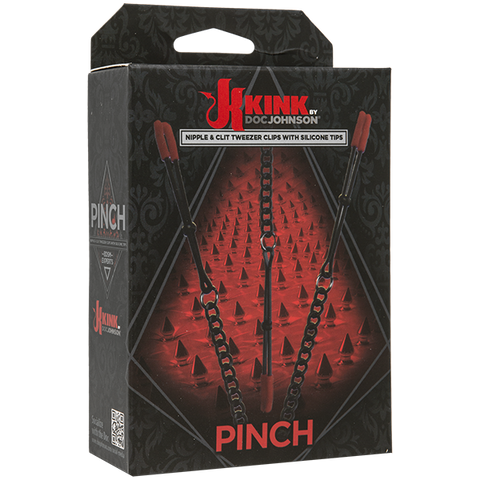 Kink Pinch Nipple & Clit Tweezer Clips Black