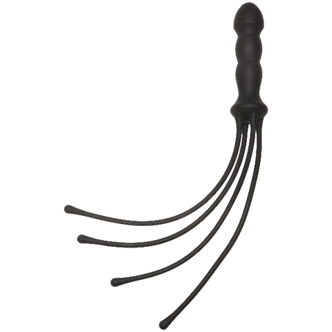 Kink The Quad Silicone Whip 18 Black "