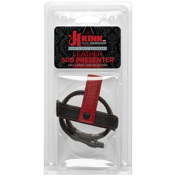 Kink Leather Sub Presenter Black & Red