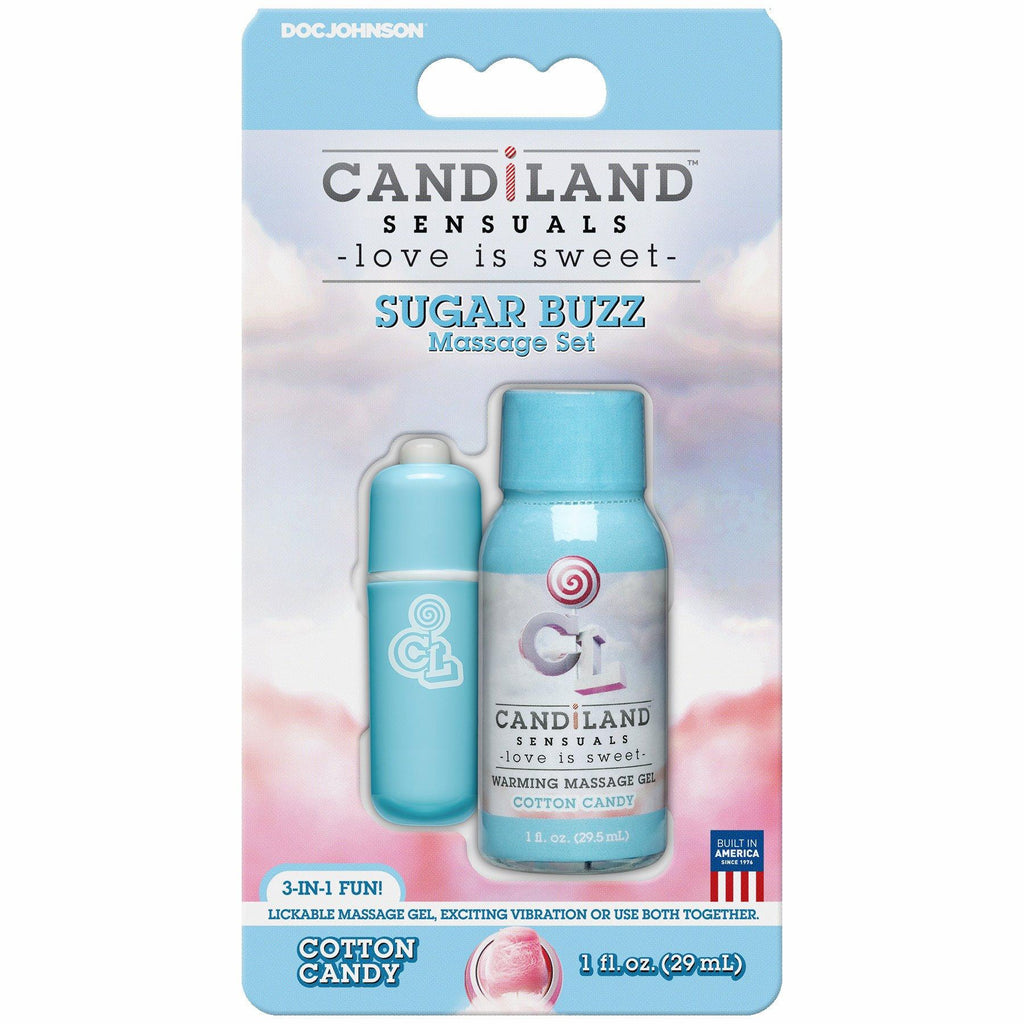 Candiland Sugar Buzz Massage Set Cotton Candy
