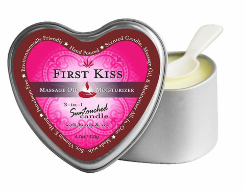 Candle 3-n-1 Heart First Kiss 4.7 Oz