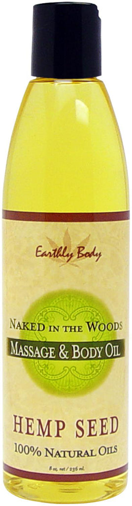 Massage Oil Naked In The Woods 8 Oz