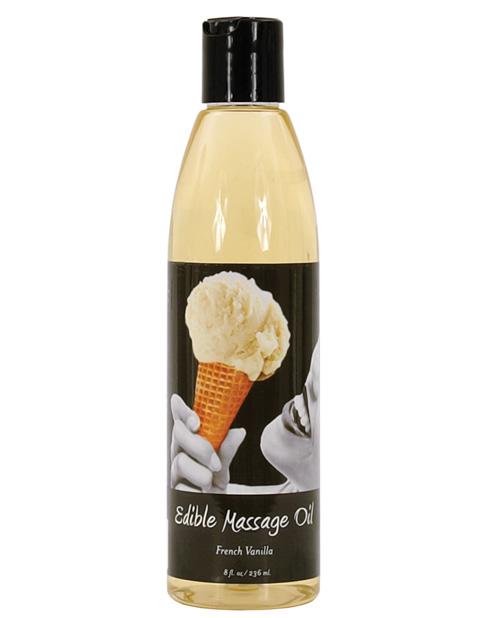 Massage Oil Edible Vanilla 8 Oz