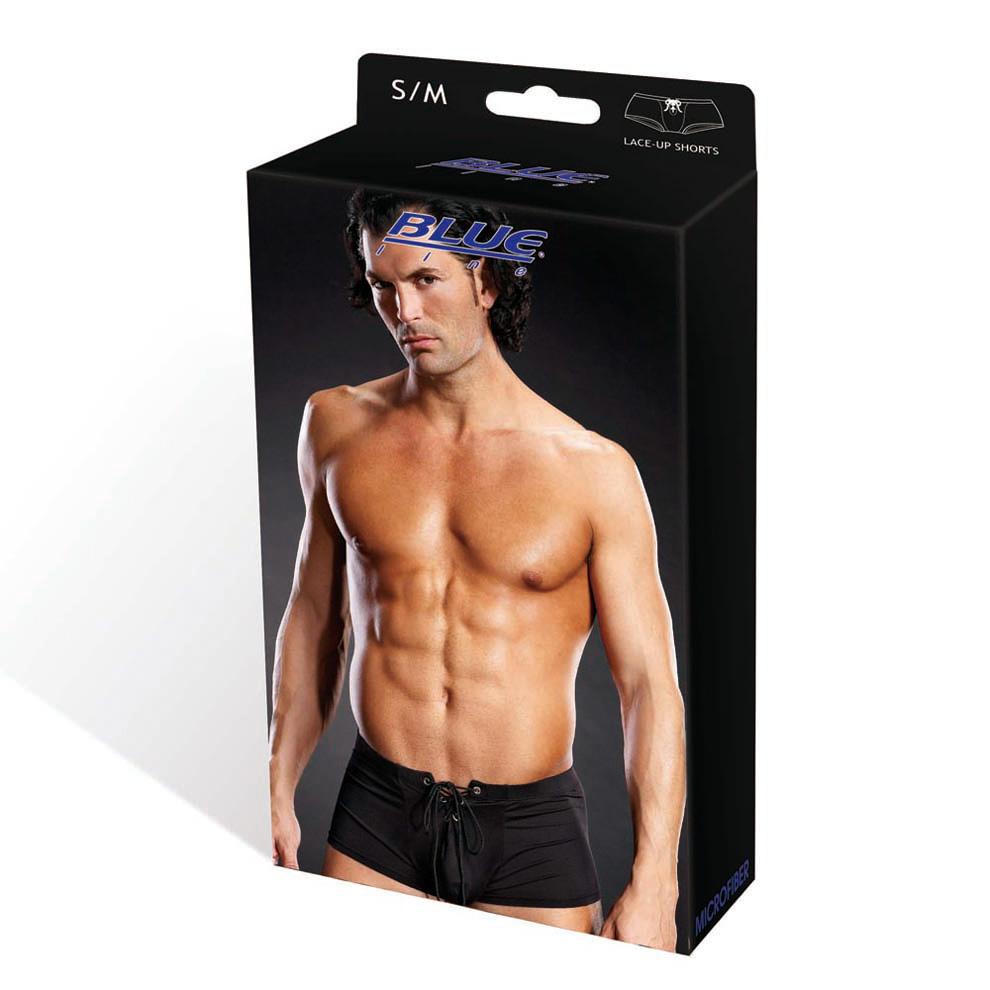 Microfiber Lace Up Trunk Black S-m