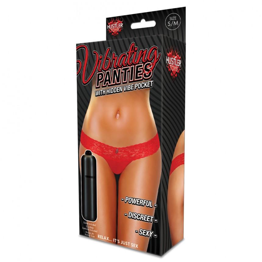 Vibrating Panties W-vibe Pocket Red Sm