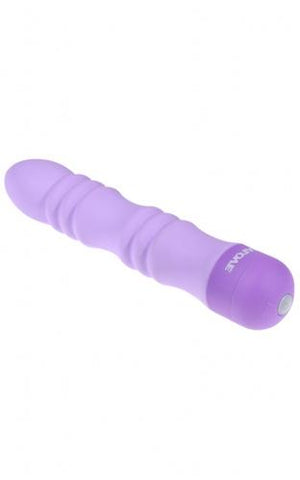 Fleur De Lis Desire 6in Vibrator Purple