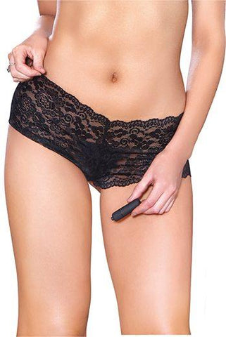 Adam & Eve Vibrating Crotchless Panty