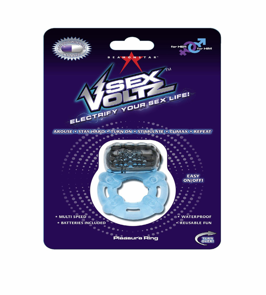 Sexvoltz Pleasure Ring & Bullet Blue(net)
