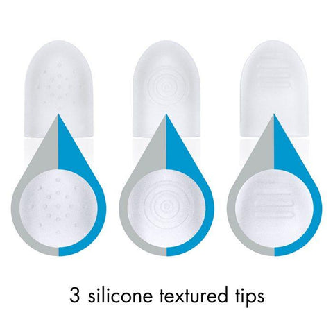 Fuzu Vibrating Finger Massager Neon Blue