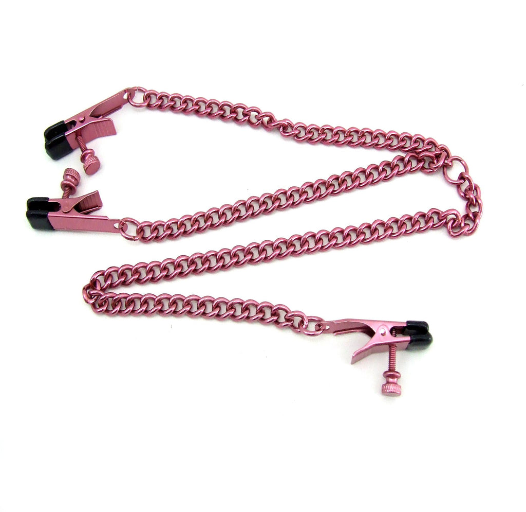 Fresh Nipple Clamp Y Style 3 Alligators Pink
