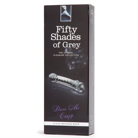 Fifty Shades Glass Massage Wand (net)(out Sept.)
