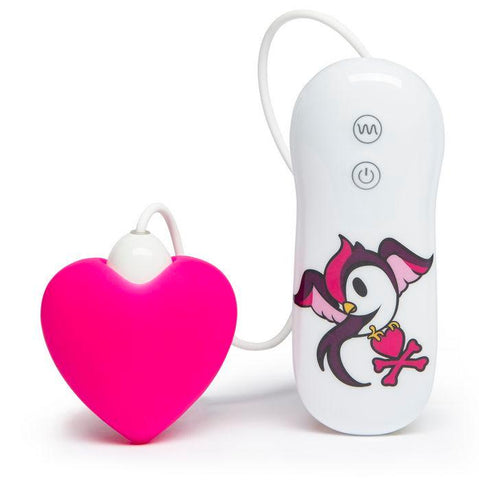 Tokidoki 7 Function Silicone Pink Heart Clitoral Vibrator (net)