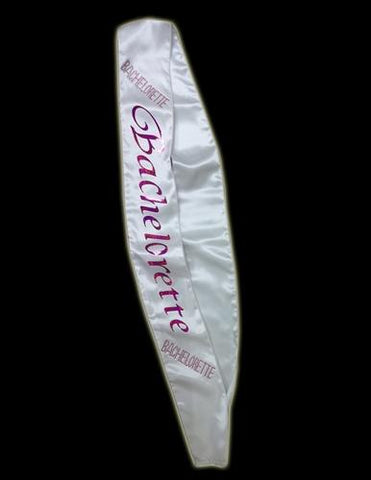Sash Bachelorette W-pink Stones