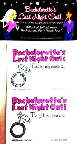 Bachelorette Name Badges