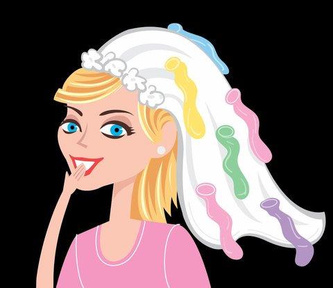 Bachelorette Condom Veil