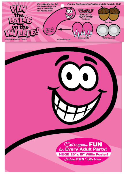 Pin The Balls On Willie Game