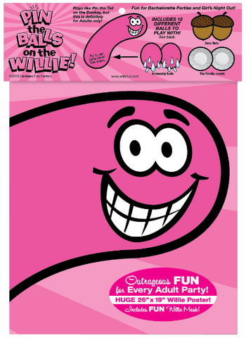 Pin The Balls On Willie Game