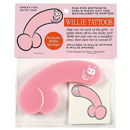 Willie Tattoos 10 Pack