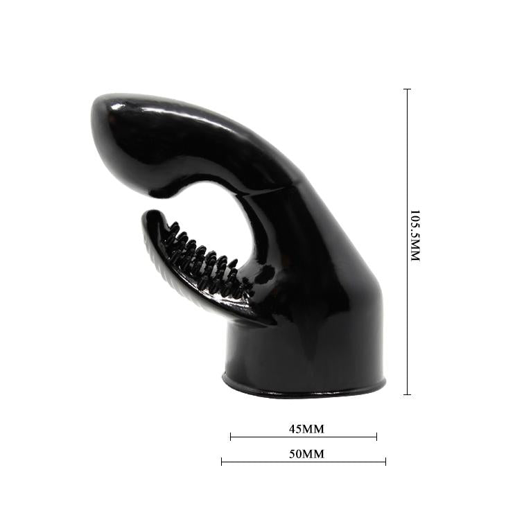 Power Head Dual Stimulation Wand Massager Attachment