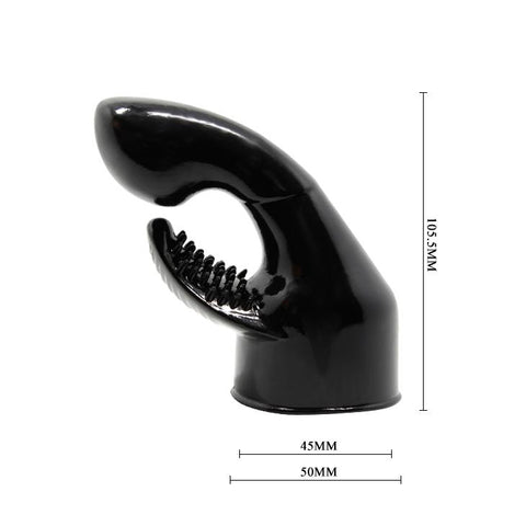 Power Head Dual Stimulation Wand Massager Attachment