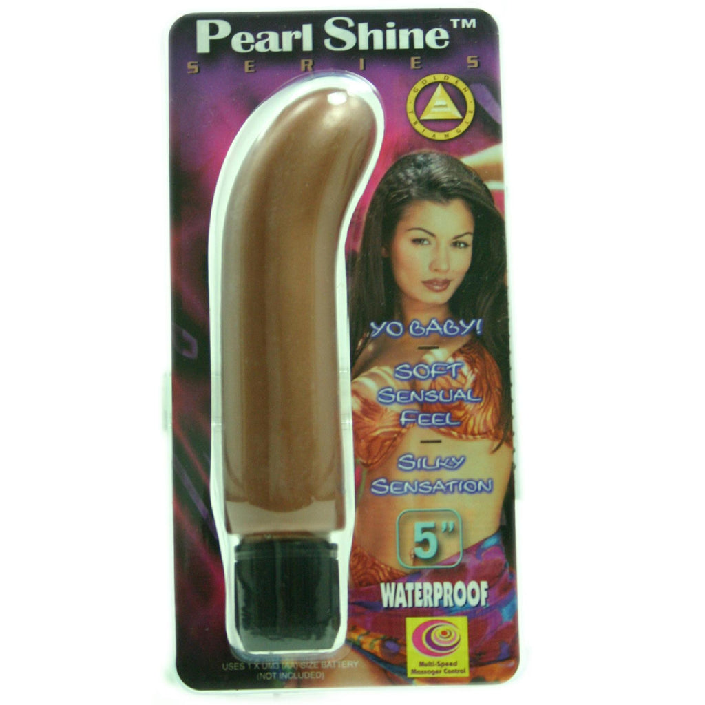 Pearl Shine 5in G Spot Brown