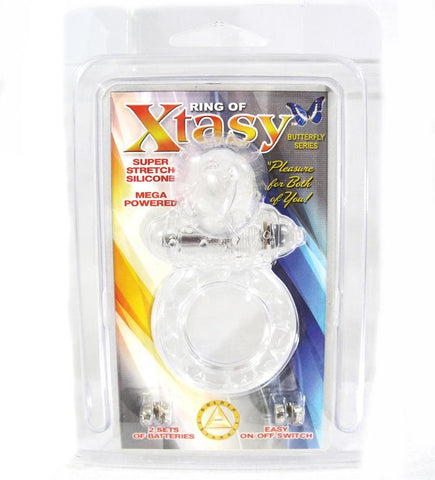 Ring Of Xtasy Butterfly Clear