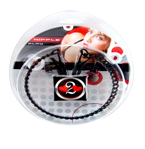 H2h Nipple Clamps Alligator W-chain Black