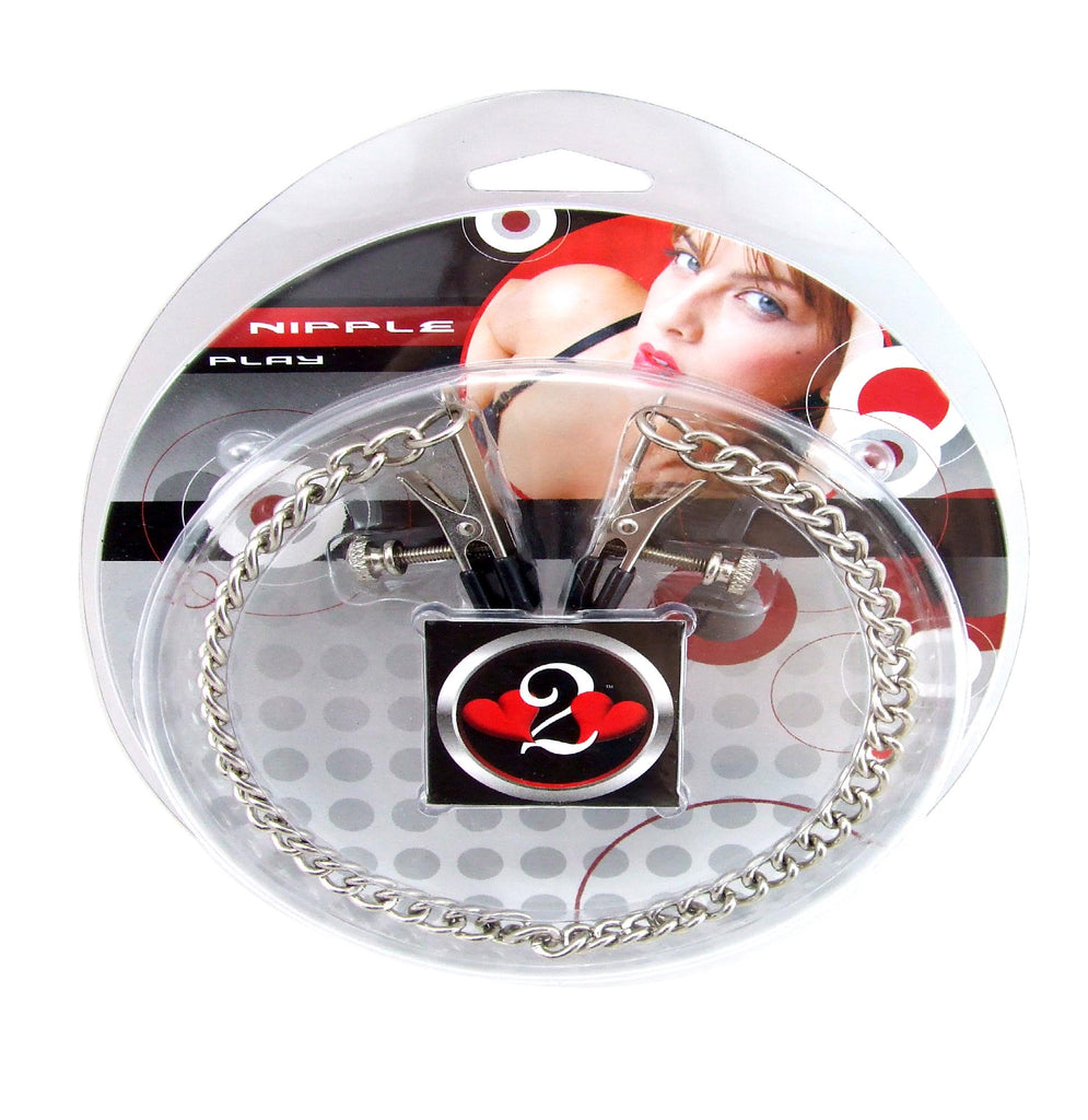 H2h Nipple Clamps Alligator W-chain Chrome