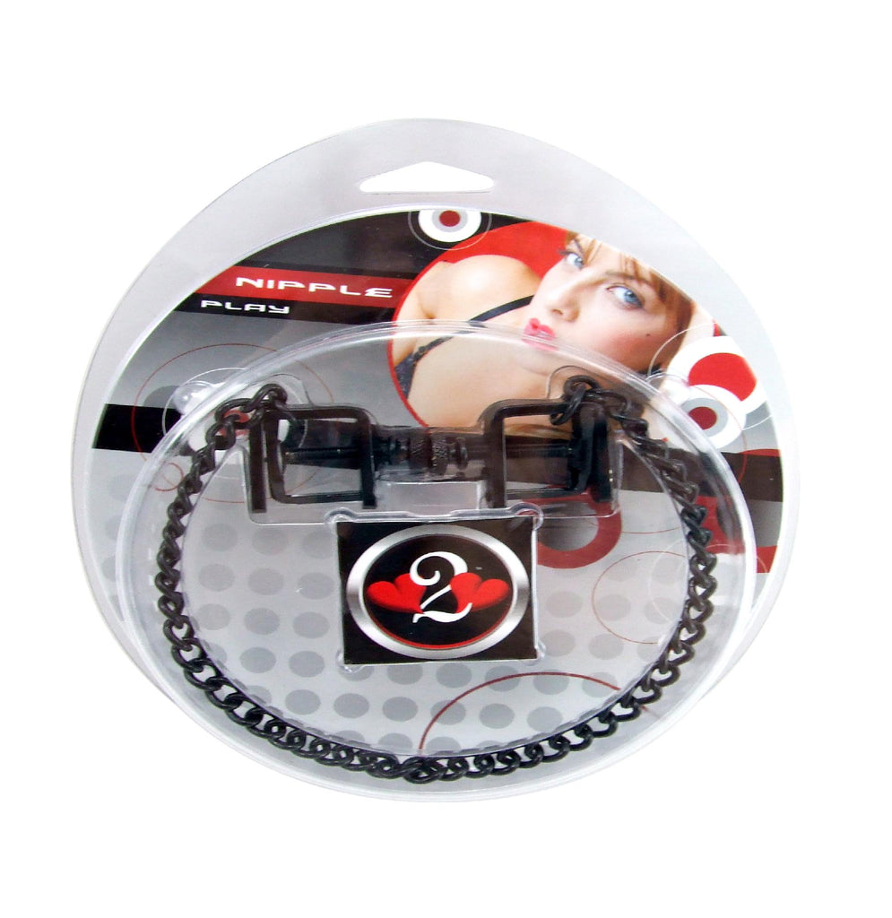H2h Nipple Clamp Press W-chain Black