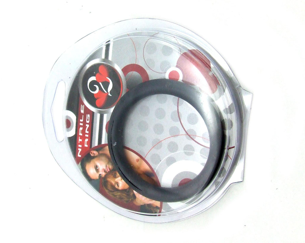 H2h Cock Ring Nitrile 1.75in Black