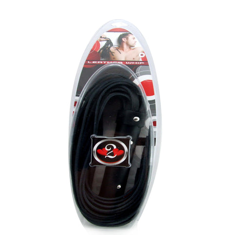 H2h Whip Leather Strap 20in Black