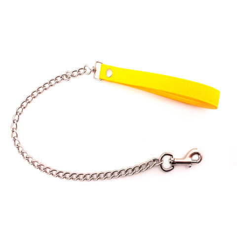 Leash Biothane W-light Chain 24in Yellow