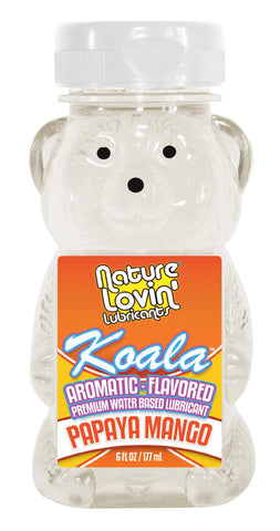 Koala Flavored Lube Papaya Mango 6 Oz