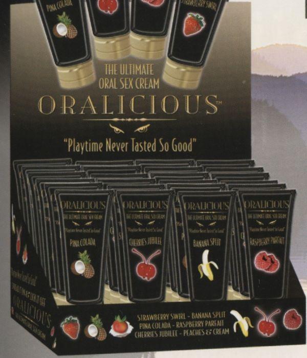 Oralicious Oral Sex Cream 24pc Display