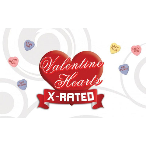 Valentines X Rated Heart Candy W- Assorted Sayings (eaches)