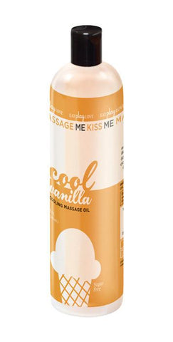 Edible Cooling Massage Oil Vanilla