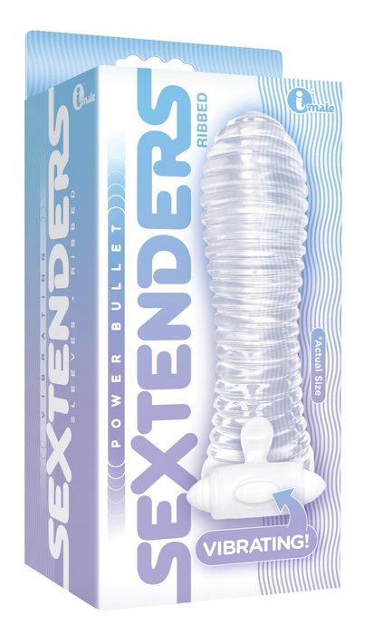 The 9's Vibrating Sextenders Ribbed