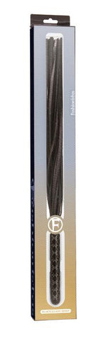 Glass Faux Leather Whip Black