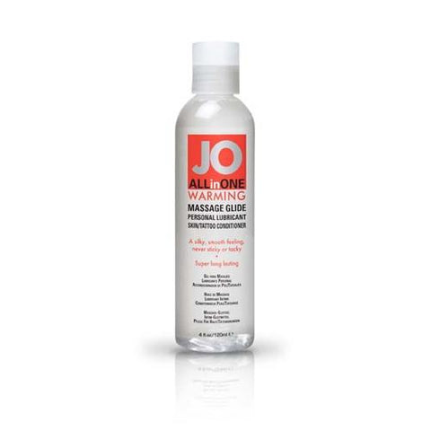 Jo 4 Oz All In One Warming Massage Glide