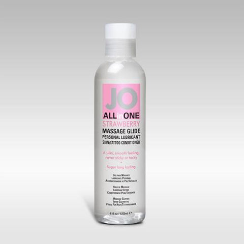 Jo All In One Massage Glide Strawberry 4 Oz