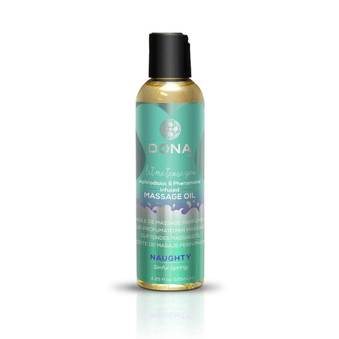 Dona Massage Oil Naughty Sinful Spring 3.75 Oz