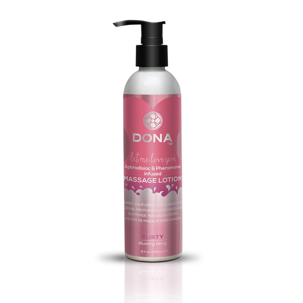 Dona Massage Lotion Flirty Blushing Berry 8 Oz