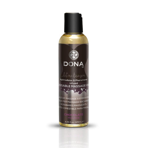 Dona Kissable Massage Oil Chocolate Mousse 3.75 Oz