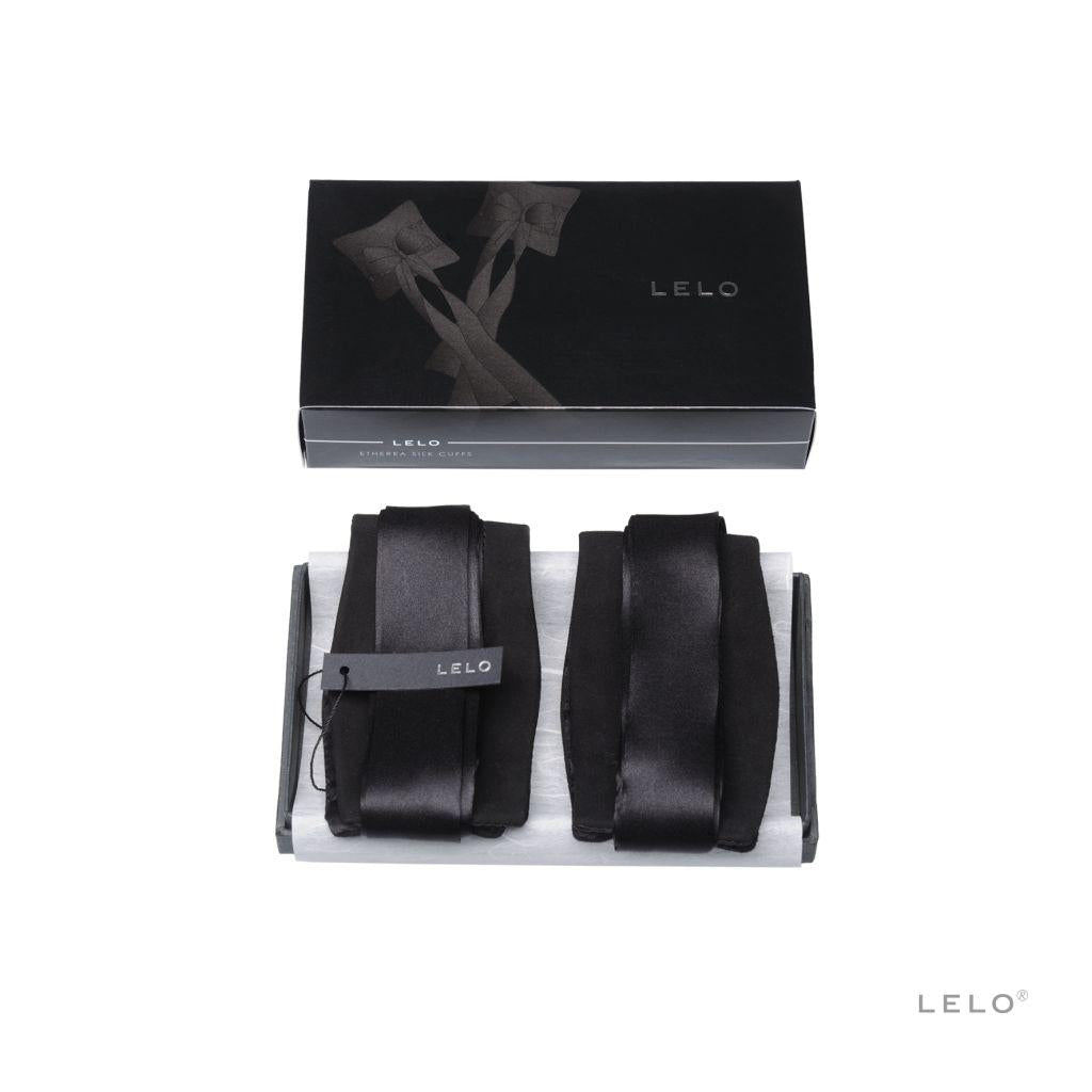 Etherea Silk Cuffs Black (net)