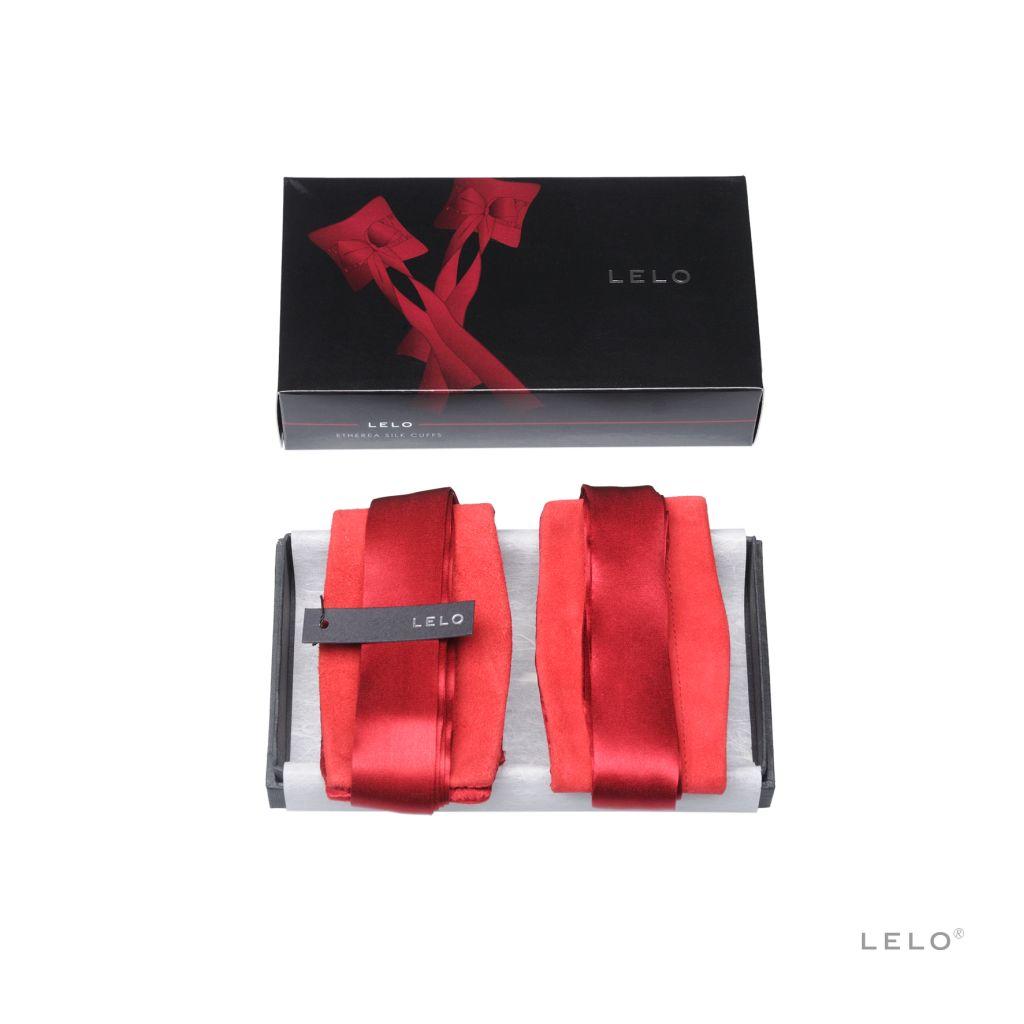 Etherea Silk Cuffs Red (net)