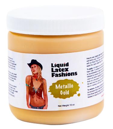 Liquid Latex Metallic Gold 16oz