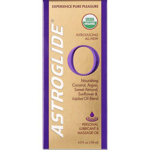 Astroglide O Massage Oil 4 Oz