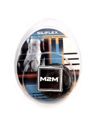 M2m Cock Ring Sili Flex Mega Black