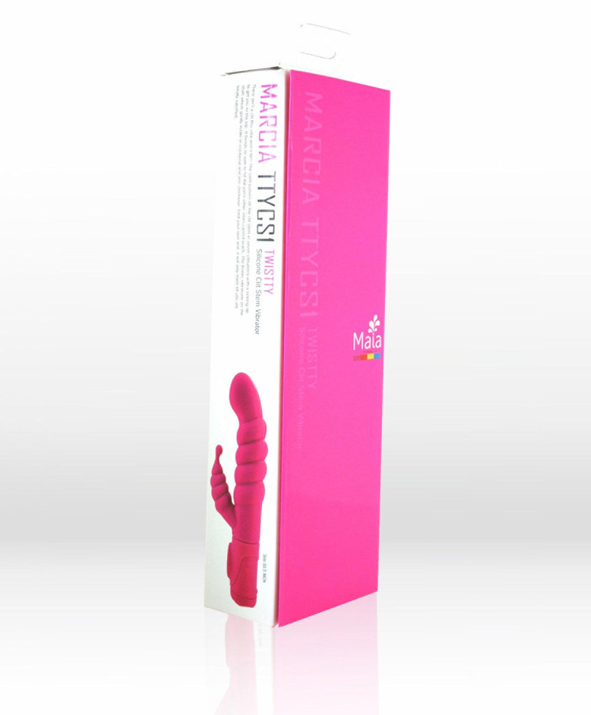 Marcia Twisty Vibrator Silicone Neon Pink